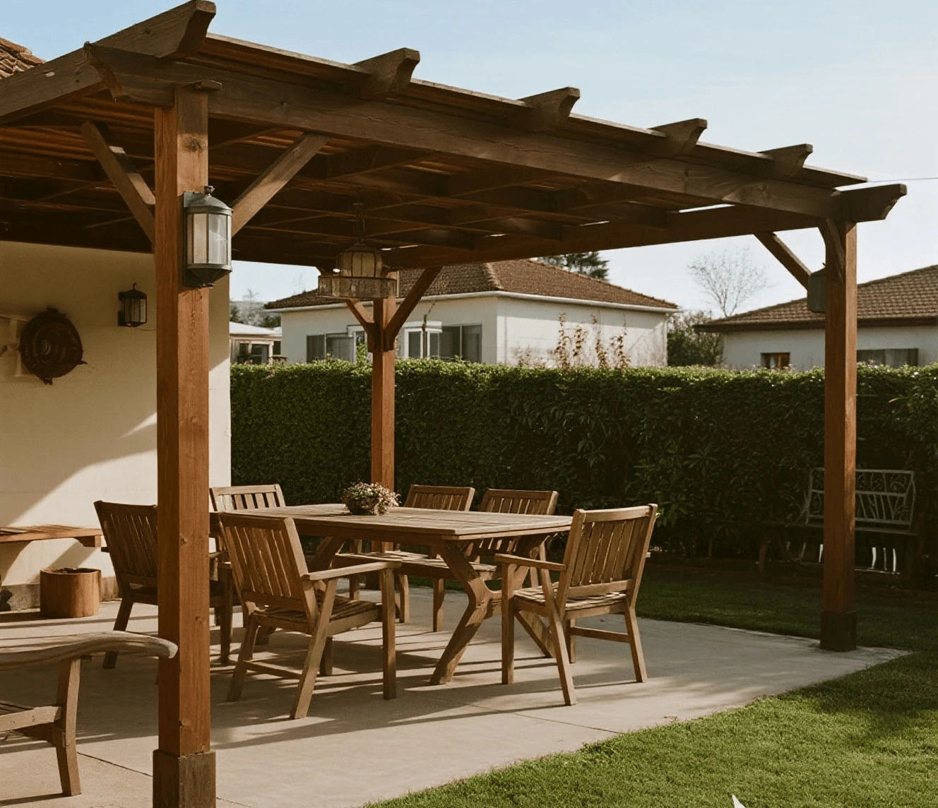 Custom Pergola Patio Installation Custom Pergola Patio Installation